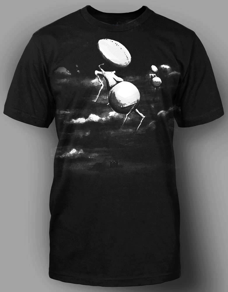 Damian Tab t-shirt Floating Seed design featuring floating seed character wearable art print