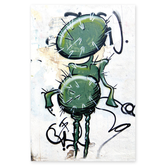 Cactus by Damian Tab, featuring Seed in a bold graphic composition, postcard