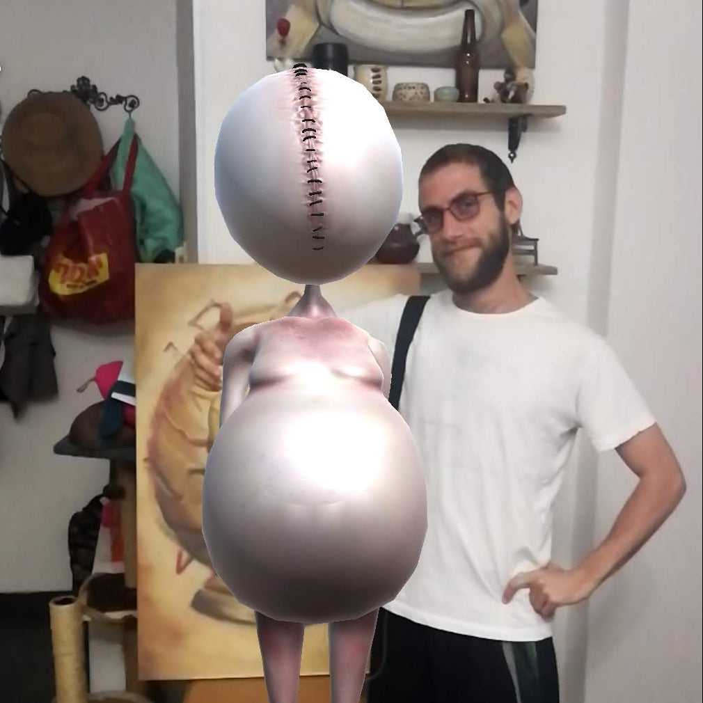 Damian Tab augmented reality Artab app featuring Seed