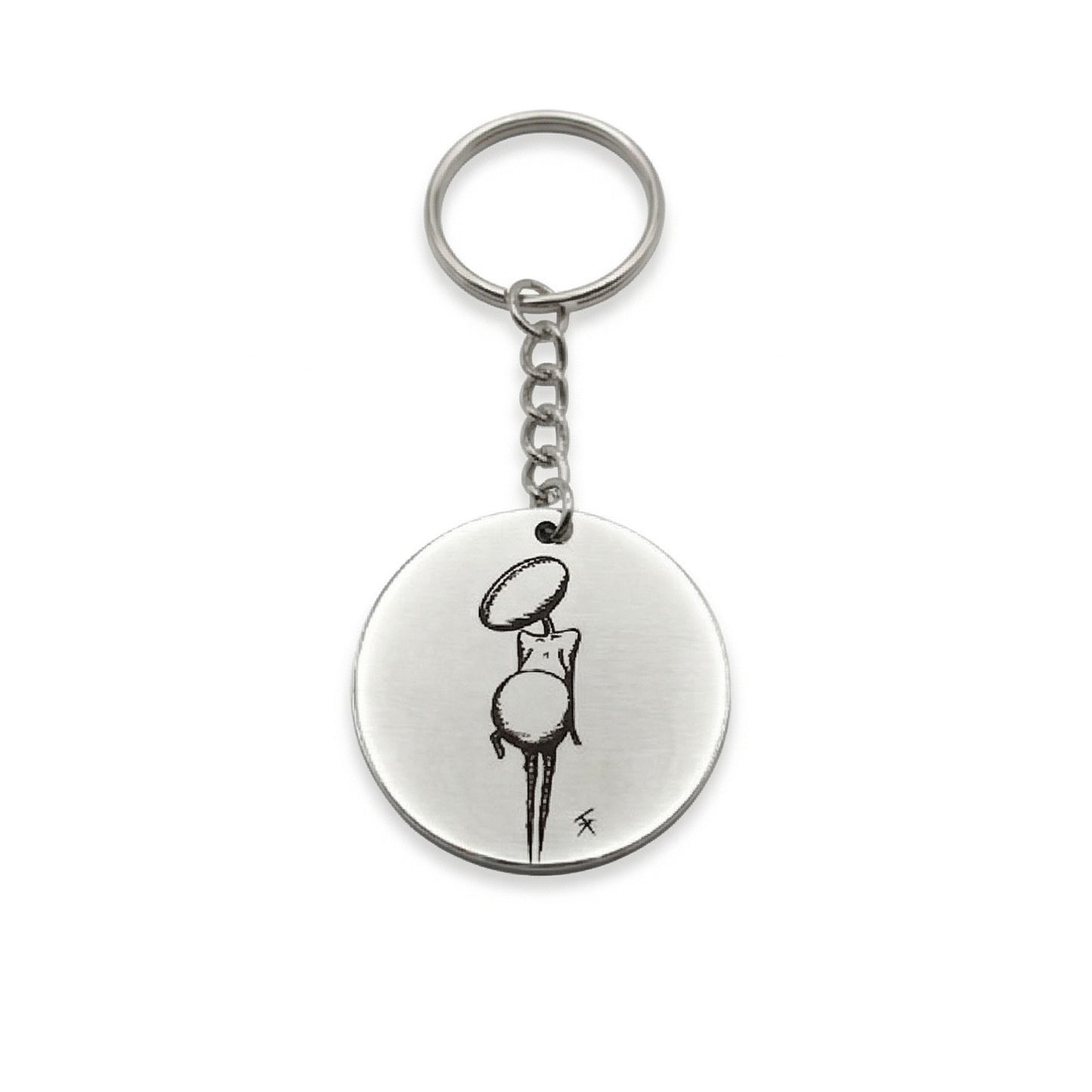 Seed Keychain by Damian Tab, featuring Seed character