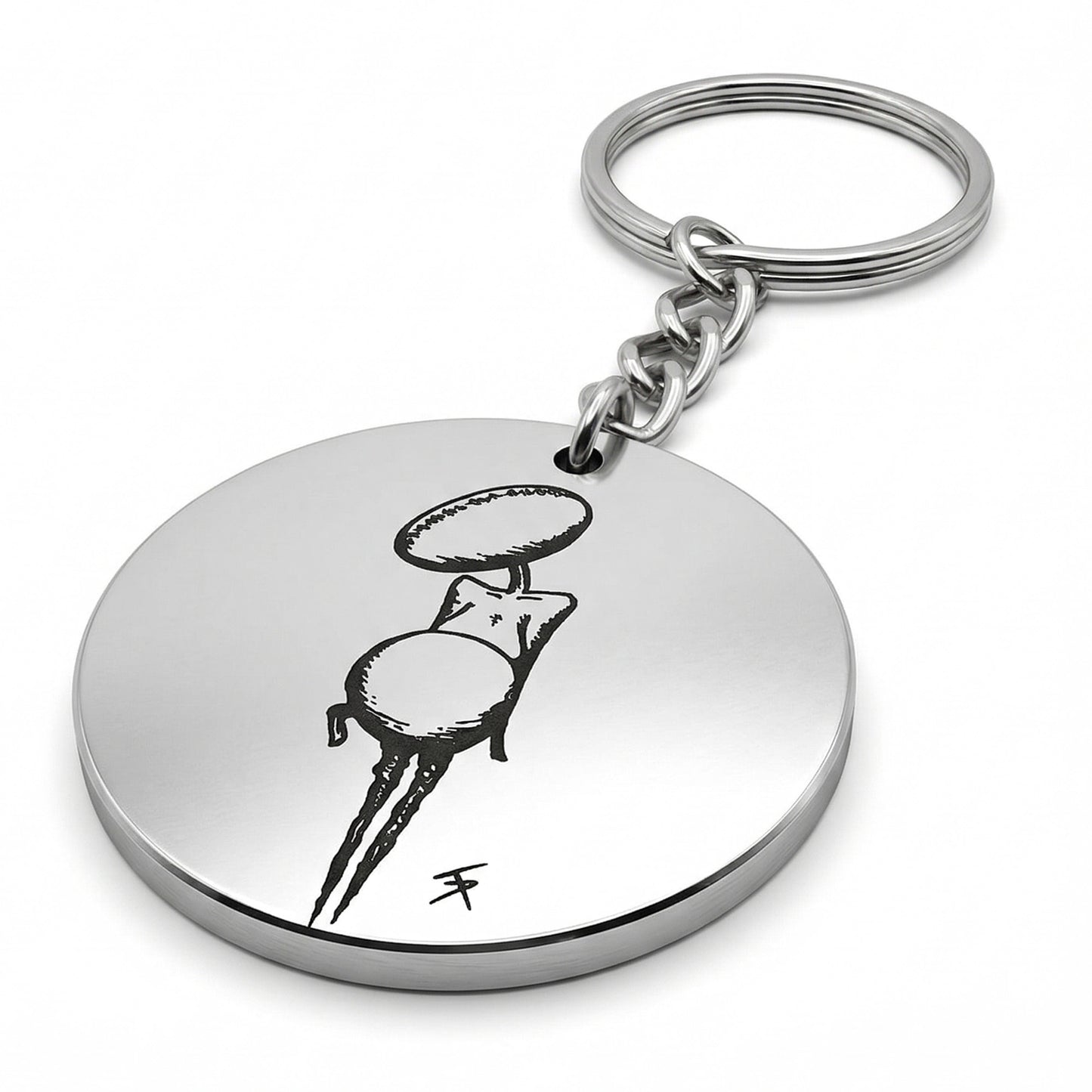 Seed Keychain by Damian Tab, featuring Seed character