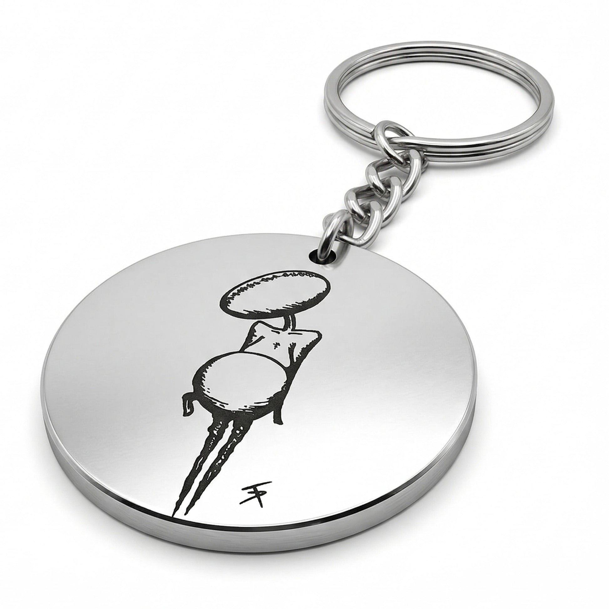 Seed Keychain by Damian Tab, featuring Seed character