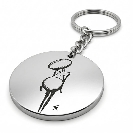 Seed Keychain by Damian Tab, featuring Seed character